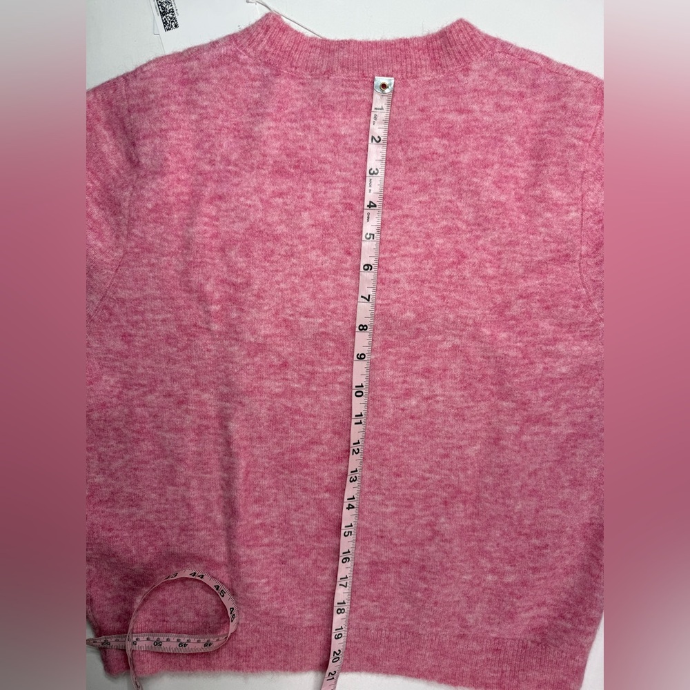 Paris Atelier & Other Stories Sweater Alpaca Wool Blend Pink Size Large - Picture 9 of 11